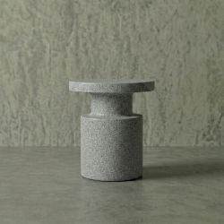 MODUS Hafif Beton Yan Sehpa - Açık Gri