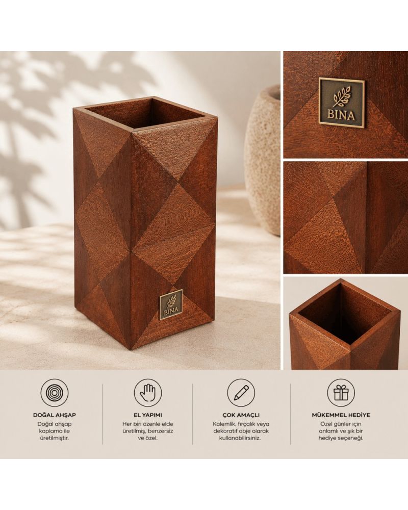 Bina Collection Şaraplık – Dekoratif Şarap Şişesi Standı