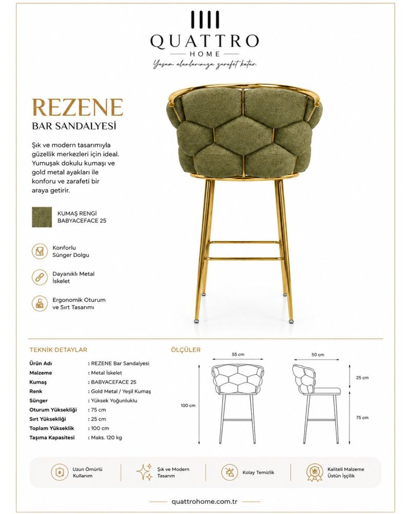 Rezene Bar Sandalyesi
