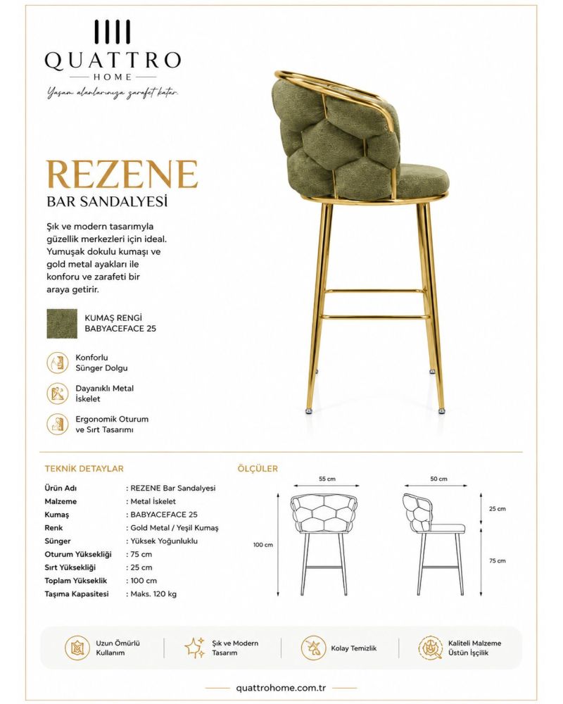Rezene Bar Sandalyesi