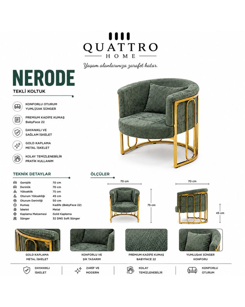 Nerode Çay Seti Koltuk Takımı