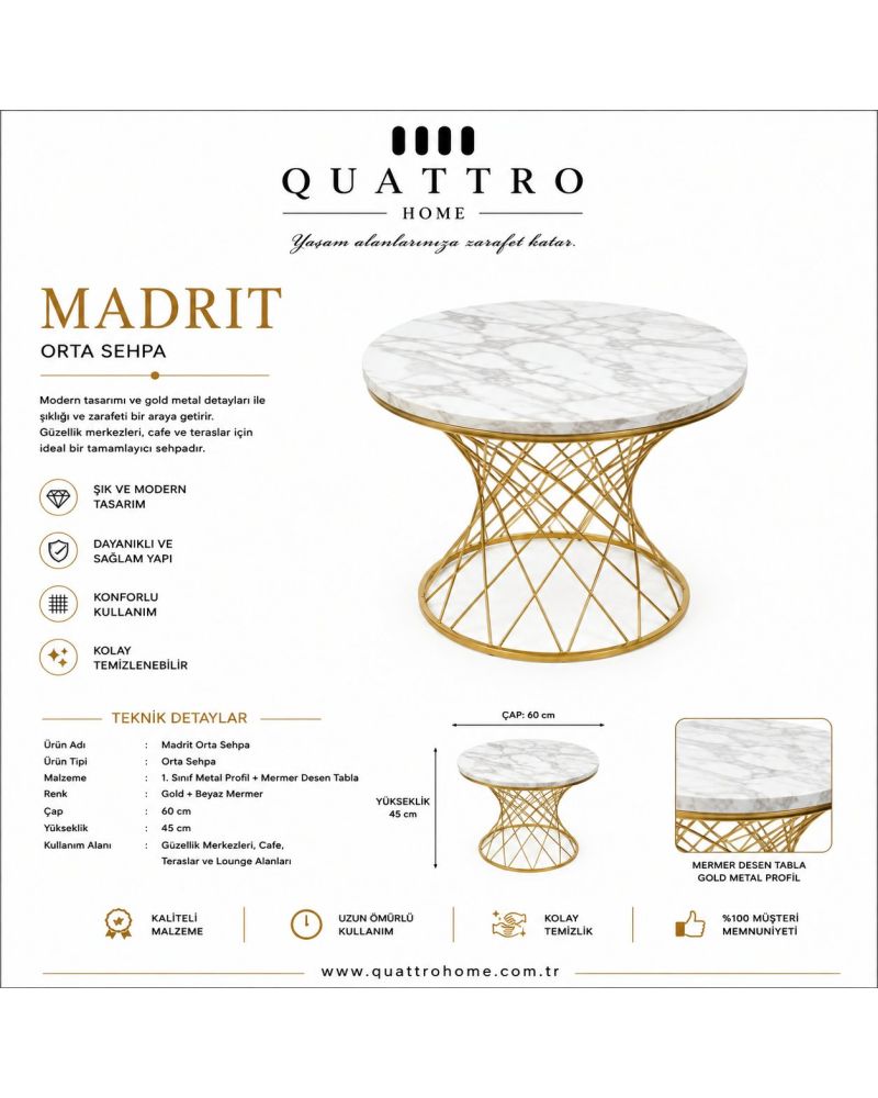Madrit Çay Seti Koltuk Takımı