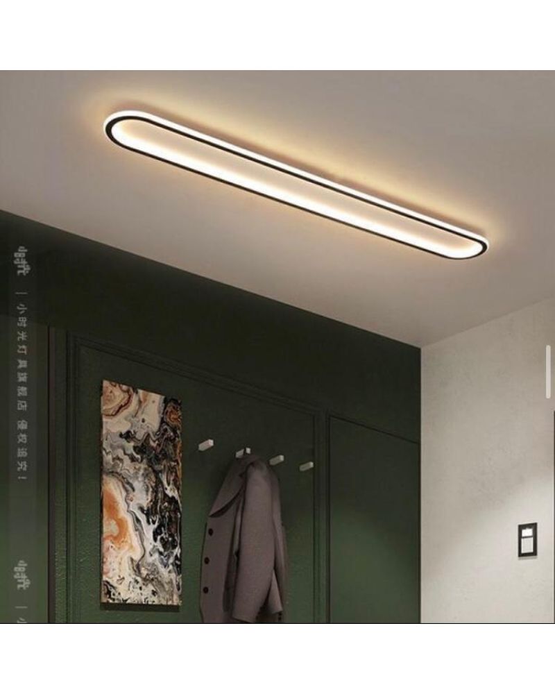 120CM ELİPS İÇE VE DIŞA IŞIK LED AVİZE PLAFONYER ML54111
