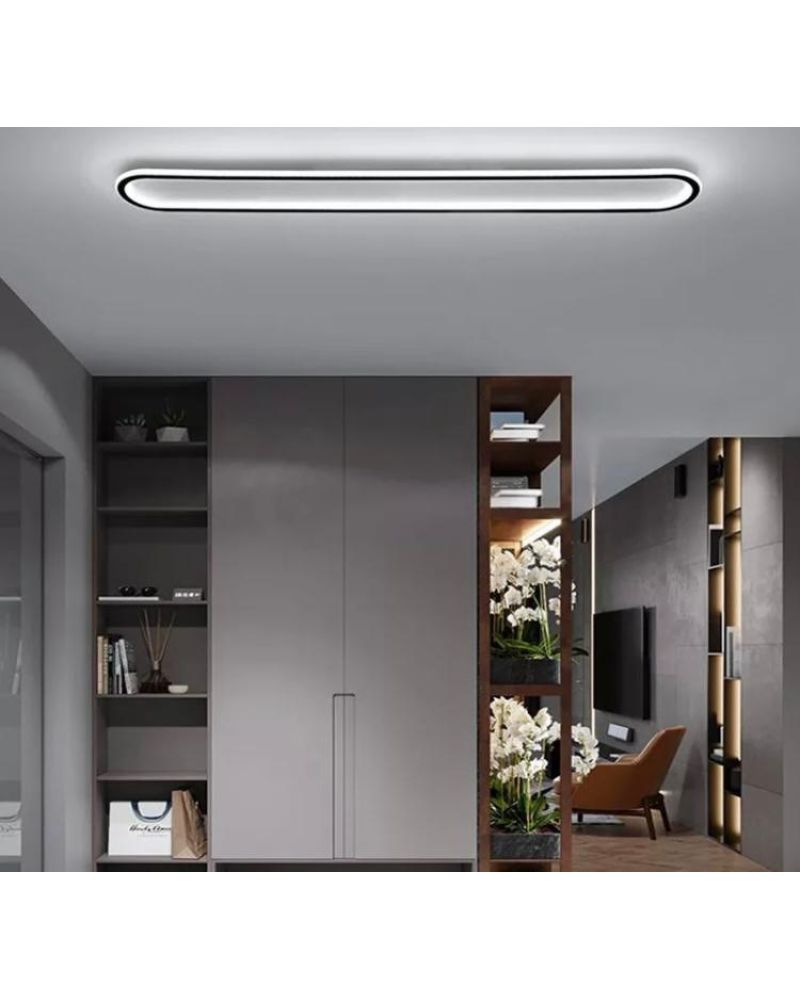 100CM ELİPS İÇE VE DIŞA IŞIK LED AVİZE PLAFONYER ML54110