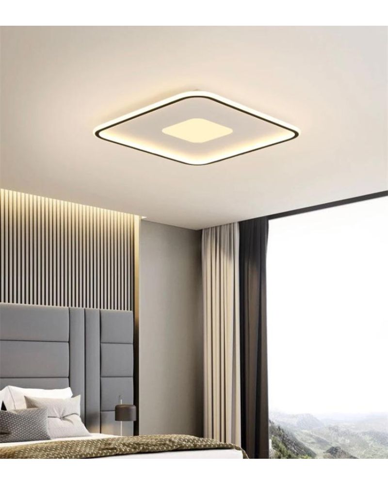 40*40CM İÇ DIŞ VE ORTA IŞIKLI LED AVİZE PLAFONYER ML54100K