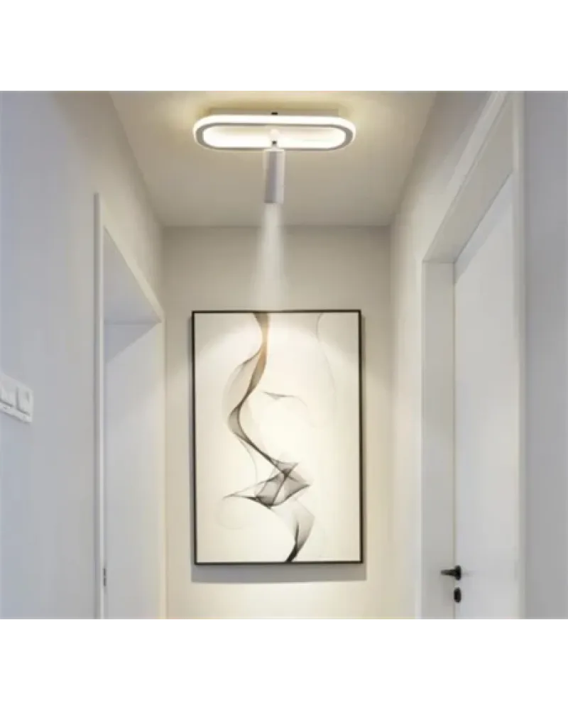 40CM SPOTLU ELİPS LED AVİZE PLAFONYER ML31047