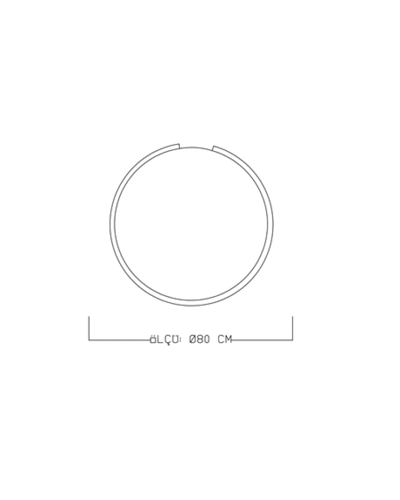 Ø43CM C LED AVİZE PLAFONYER ML31033