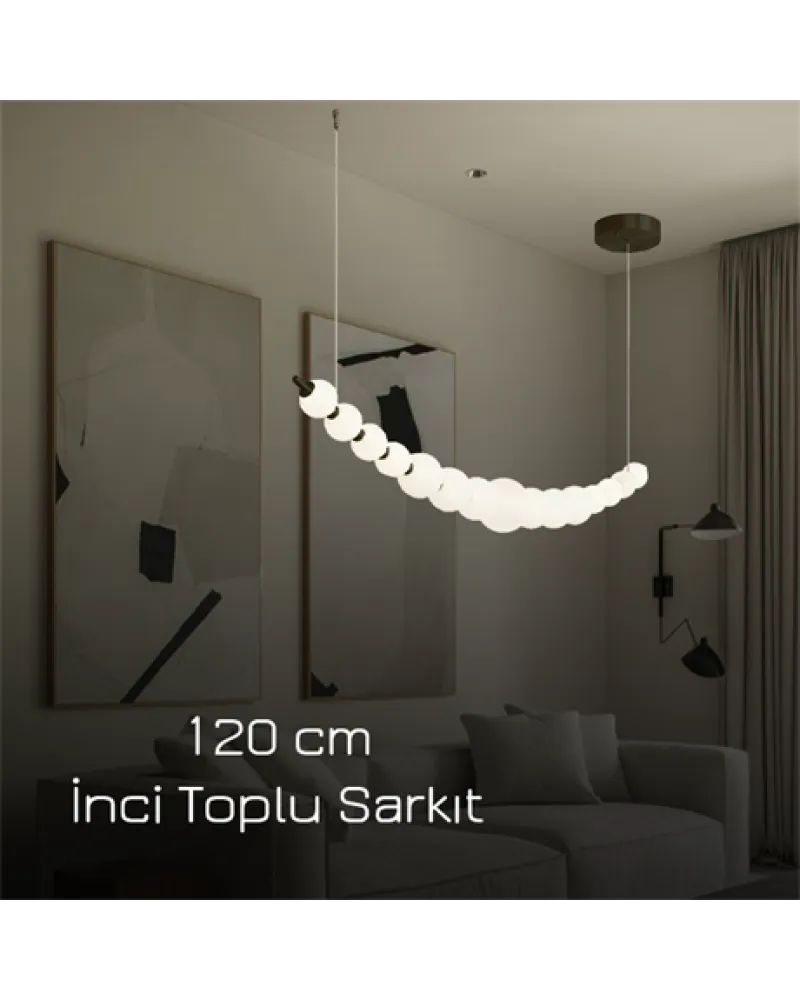 125CM AKRİLİK KÜRE LED AVİZE SARKIT ML83521