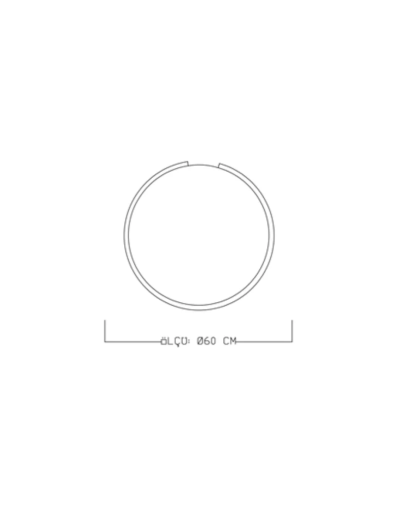 Ø38CM C LED AVİZE PLAFONYER ML31032