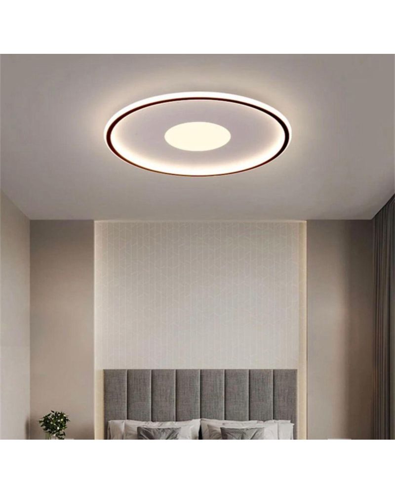 Ø80CM İÇ DIŞ VE ORTA IŞIK LED AVİZE PLAFONYER ML54106Y