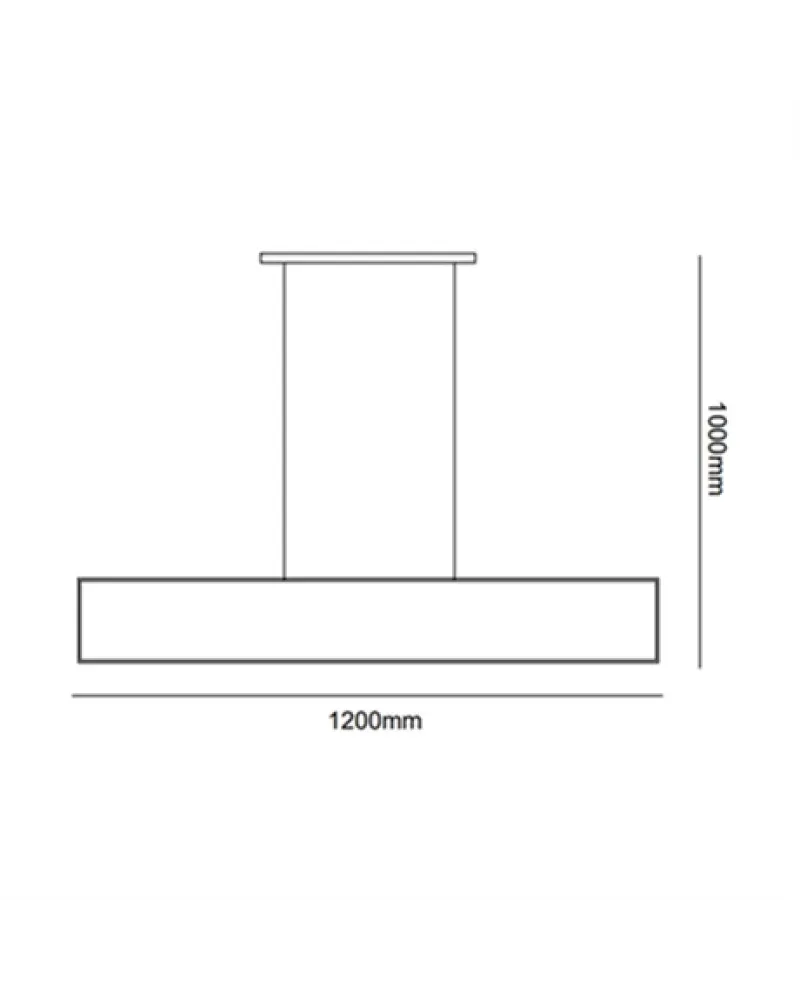 120*12CM LED AVİZE SARKIT ML30049