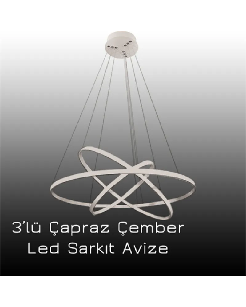 Ø65-50-35CM EKO LED AVİZE SARKIT ML30030