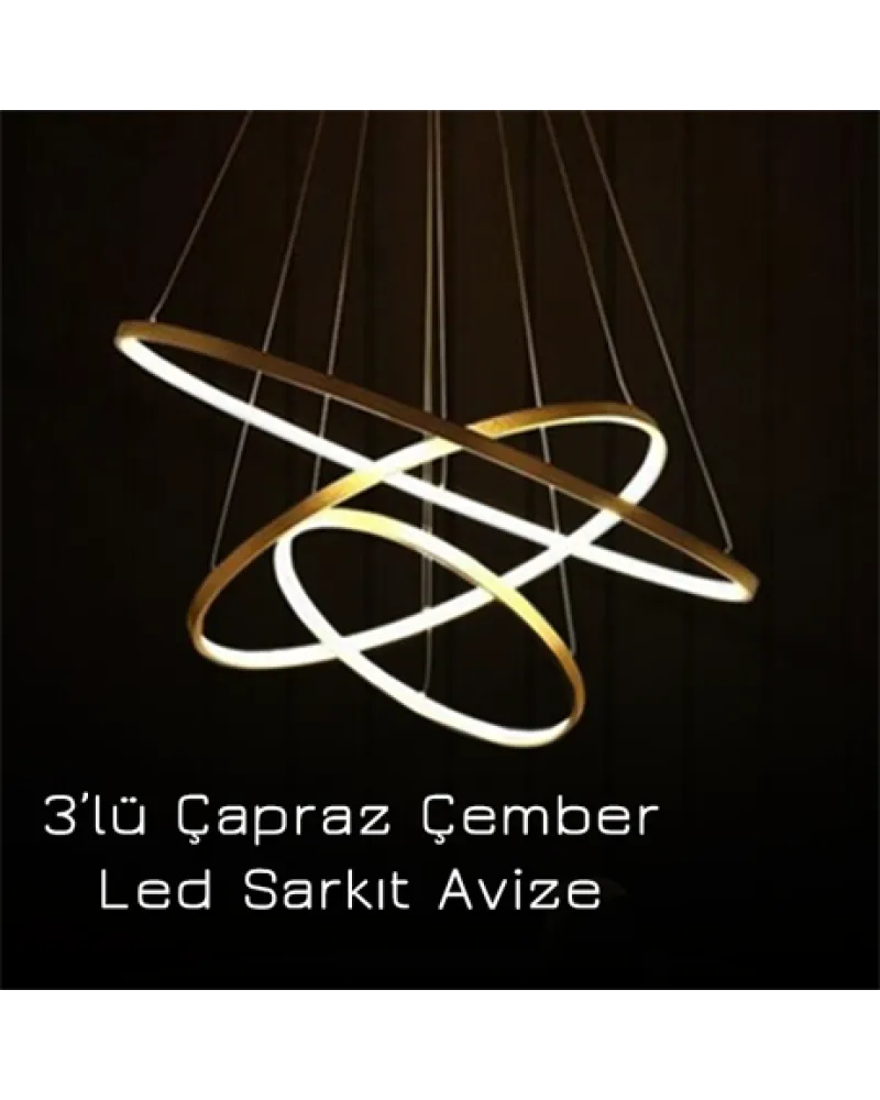 Ø65-50-35CM EKO LED AVİZE SARKIT ML30030