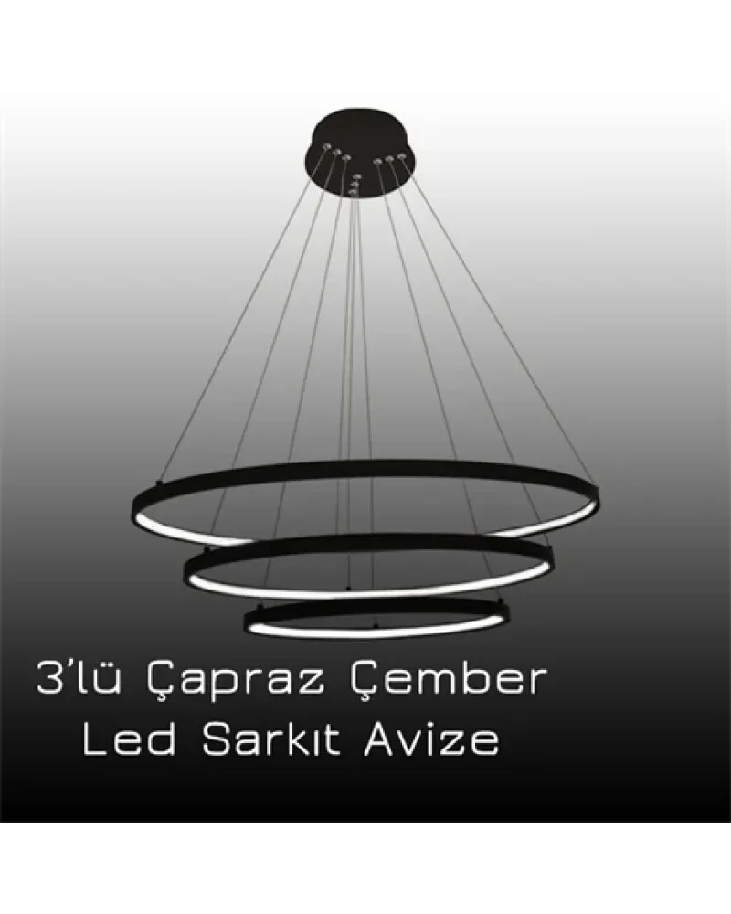 Ø65-50-35CM EKO LED AVİZE SARKIT ML30030