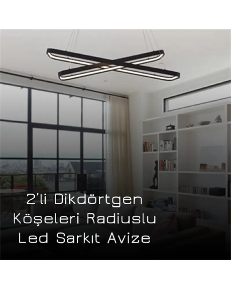 110*25CM RADÜSLÜ LED AVİZE SARKIT ML30022