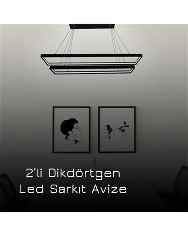 110*25CM KESKİN LED AVİZE SARKIT ML30021