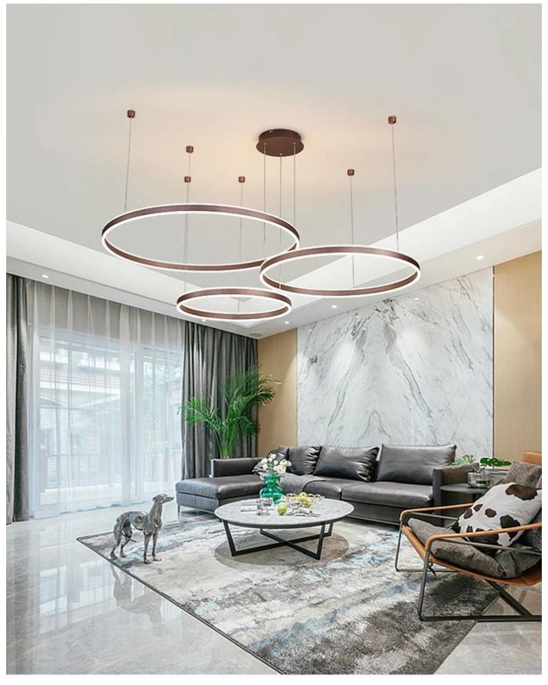 Ø80-60-40CM 3'LÜ LED AVİZE SARKIT ML30044
