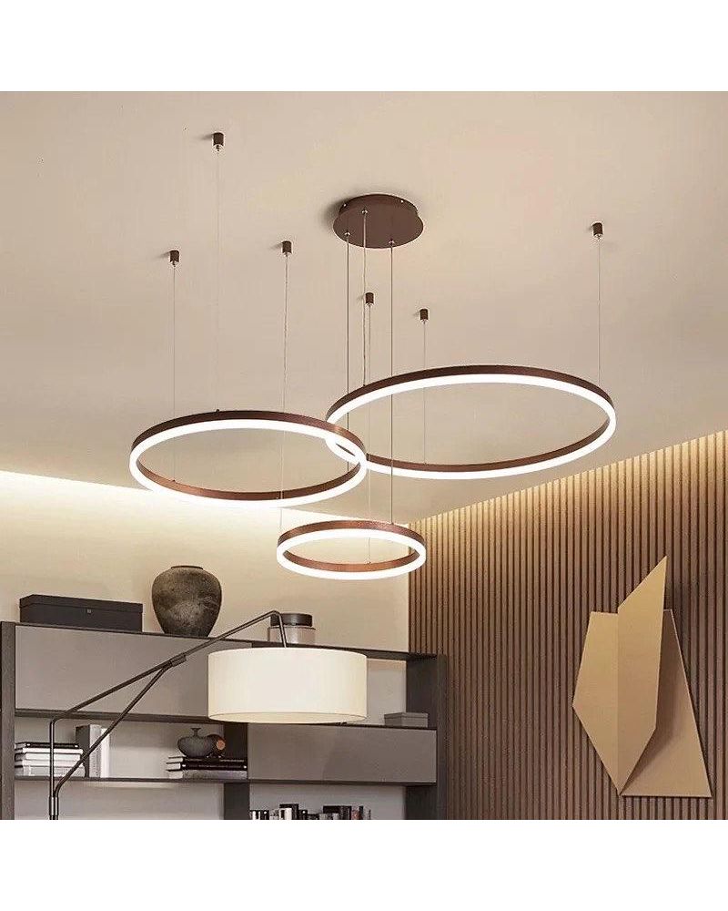 Ø80-60-40CM 3'LÜ LED AVİZE SARKIT ML30044
