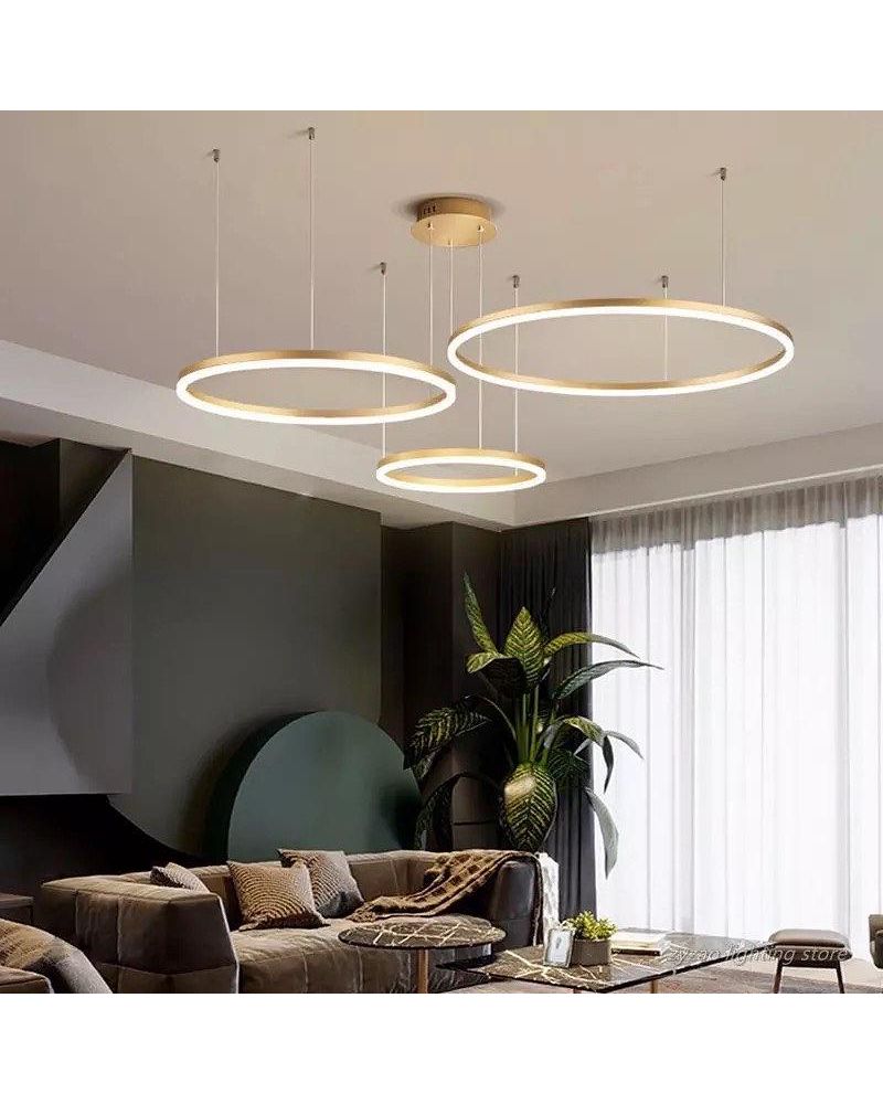 Ø80-60-40CM 3'LÜ LED AVİZE SARKIT ML30044
