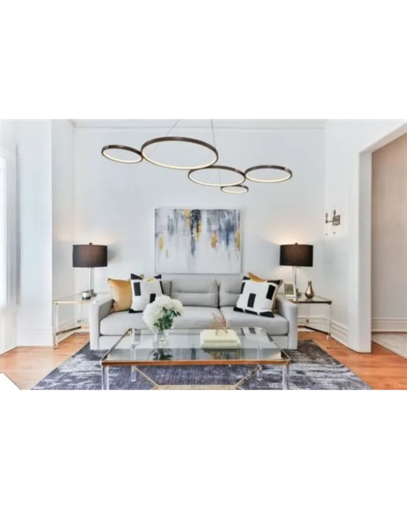Ø50-50-35-35-25CM LED AVİZE SARKIT ML30058