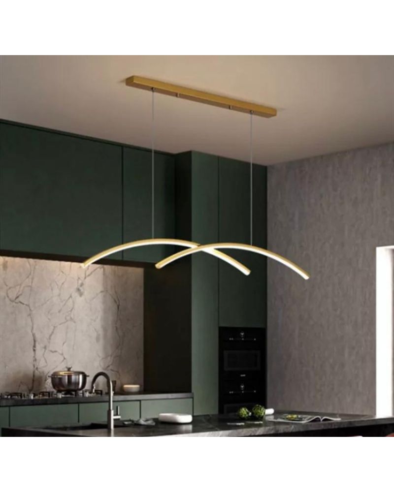 120CM İKİLİ YAY LED AVİZE SARKIT ML32024