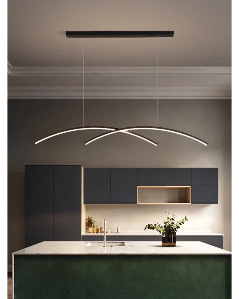 120CM İKİLİ YAY LED AVİZE SARKIT ML32024