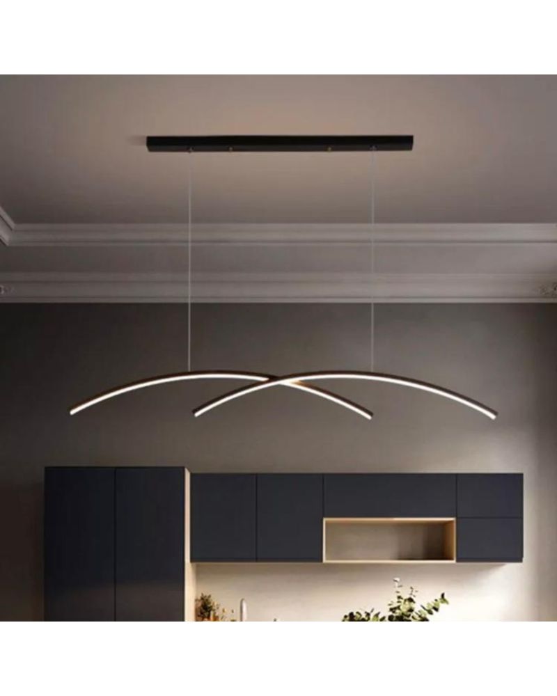 120CM İKİLİ YAY LED AVİZE SARKIT ML32024