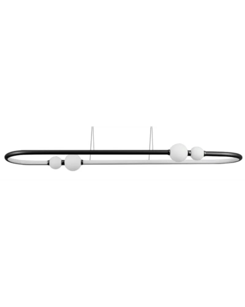 105*25CM ELİPS KÜRELİ LED AVİZE SAKIT ML83604