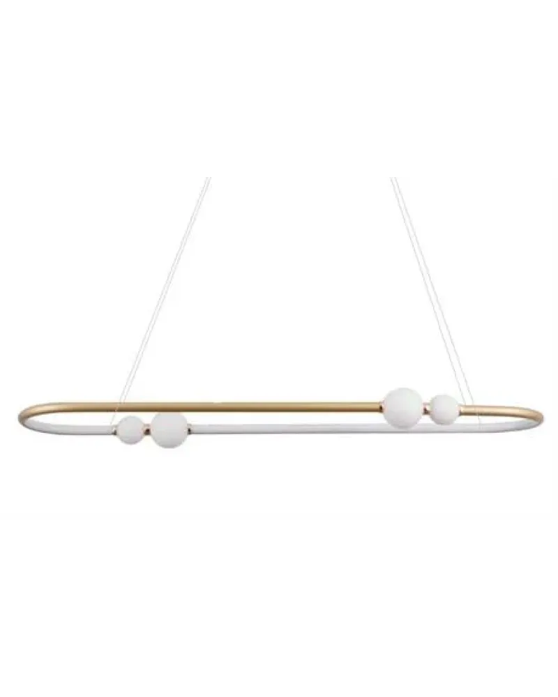 105*25CM ELİPS KÜRELİ LED AVİZE SAKIT ML83604
