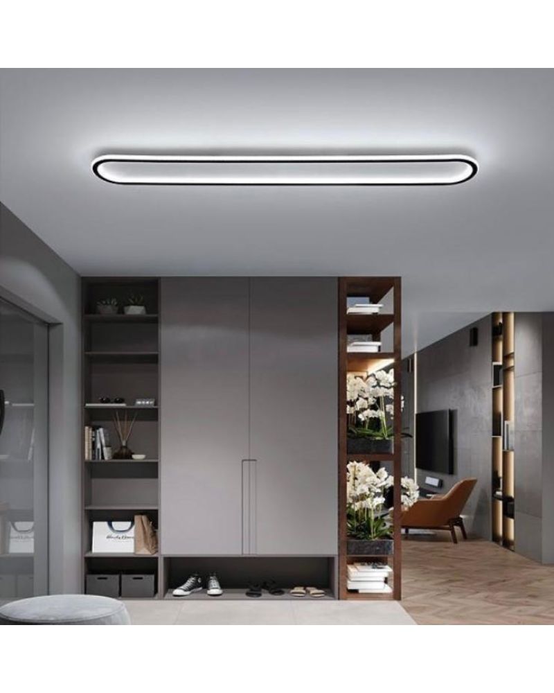 40CM ELİPS İÇE VE DIŞA IŞIK LED AVİZE PLAFONYER ML54114