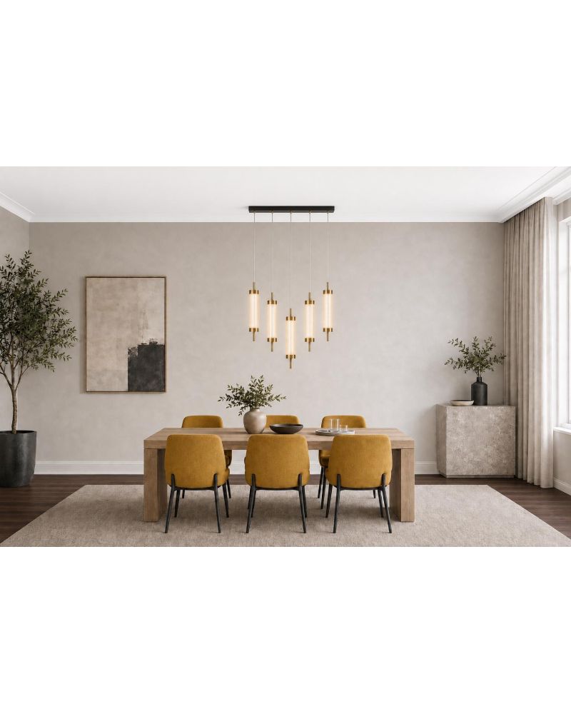 ÇİZGİLİ TÜP LED AVİZE LİNEER SARKIT ML40031L