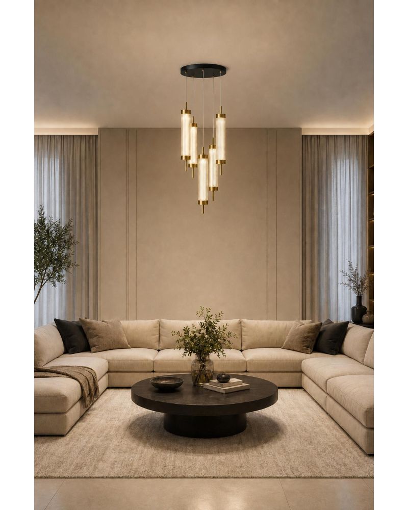 ÇİZGİLİ TÜP LED AVİZE SARKIT ML40031