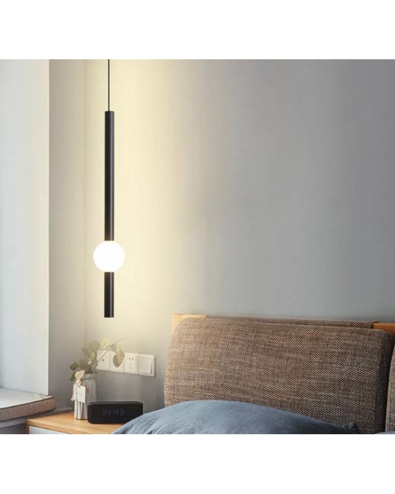 H:65CM METAL BORU LED AVİZE SARKIT ML83071M