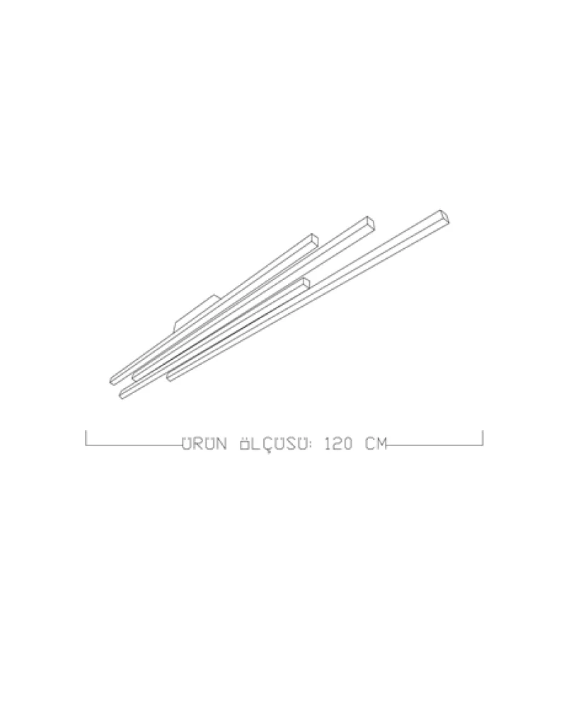 4*100CM PORTE LED AVİZE PLAFONYER ML30308
