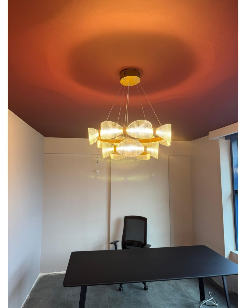 Ø80CM AKRİLİK SARKIT LED AVİZE ML40261B