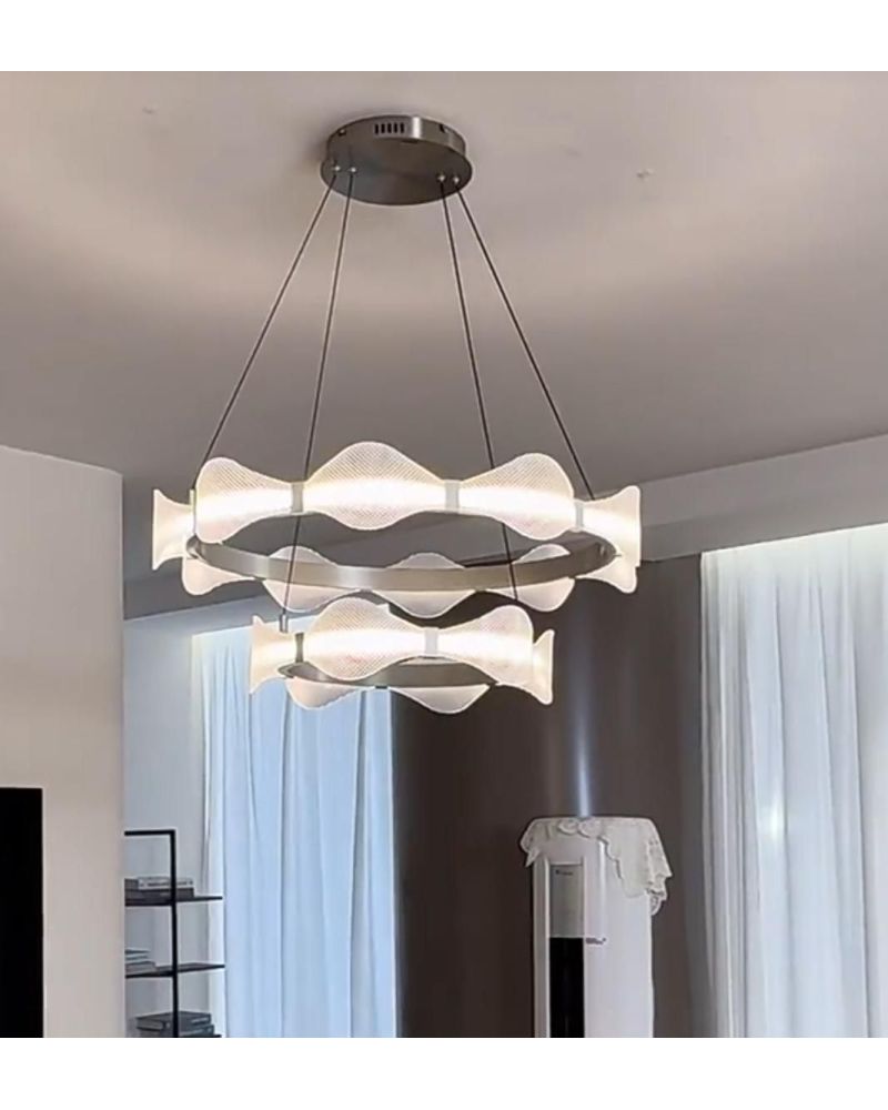 Ø80CM AKRİLİK SARKIT LED AVİZE ML40261B