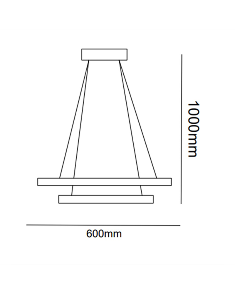 EKO RADÜSLÜ KÖŞE LED AVİZE SARKIT ML30014