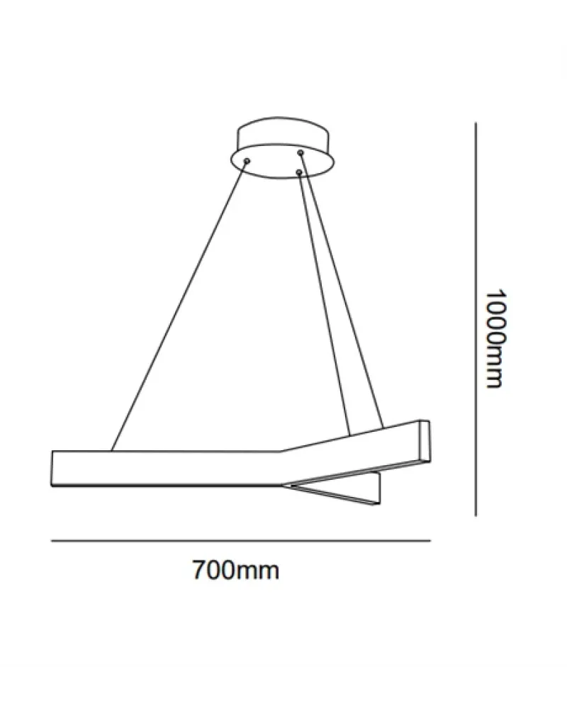 3*40CM LED AVİZE SARKIT ML61131