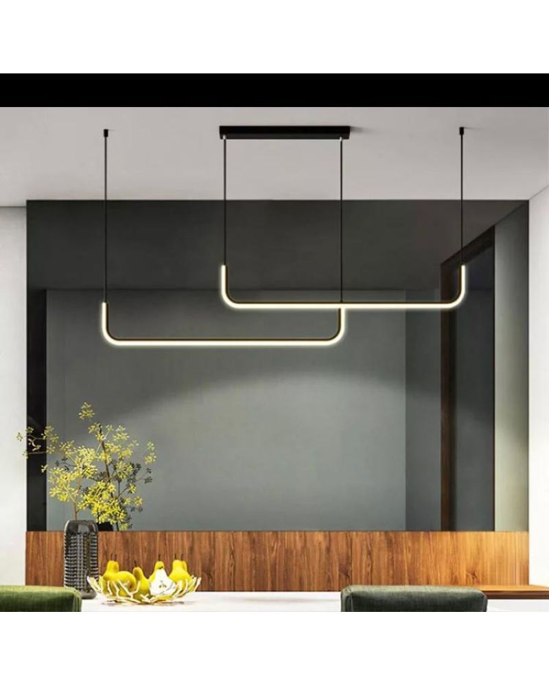 120CM İKİLİ U LED AVİZE SARKIT ML80015