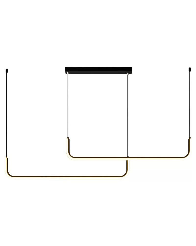 120CM İKİLİ U LED AVİZE SARKIT ML80015