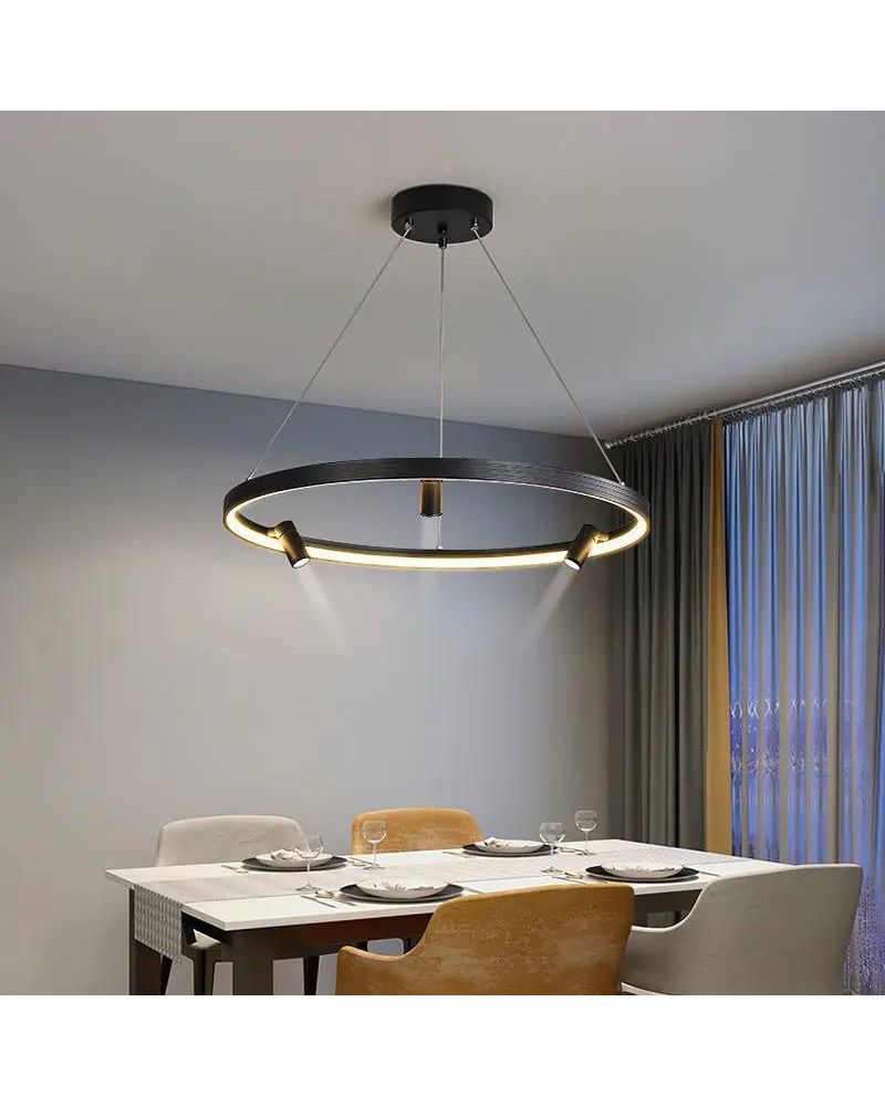 Ø60CM SPOTLU LED AVİZE SARKIT ML31041