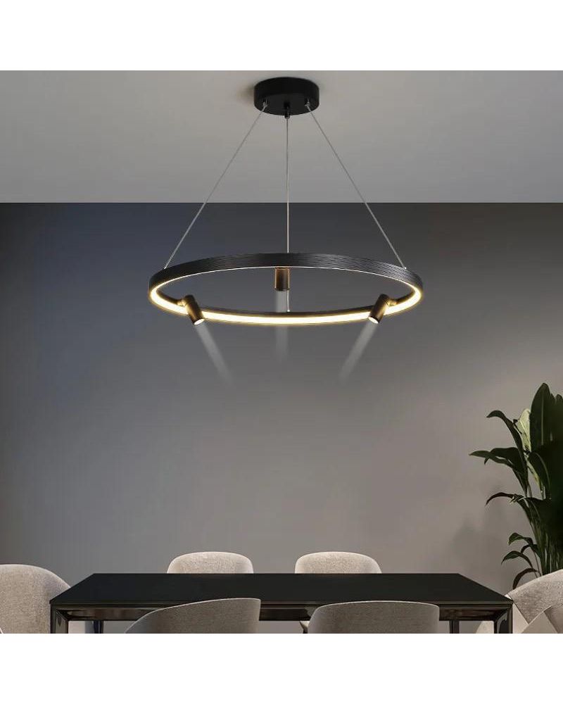 Ø60CM SPOTLU LED AVİZE SARKIT ML31041