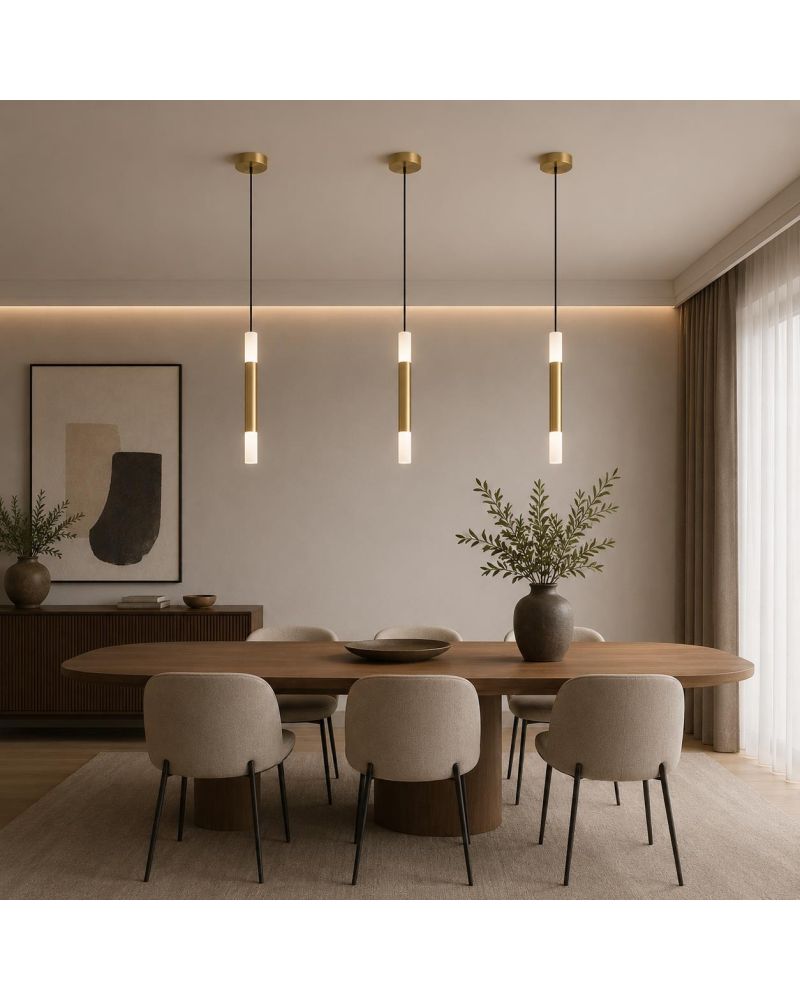 H:30CM ALT ÜST AKRİLİK LED BORU SARKIT ML83113