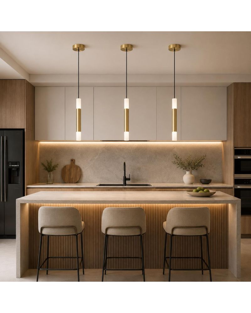 H:30CM ALT ÜST AKRİLİK LED BORU SARKIT ML83113
