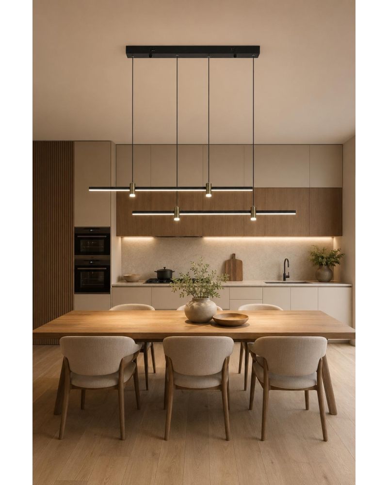 120CM SPOTLU LİNEAR LED SARKIT AVİZE ML80028