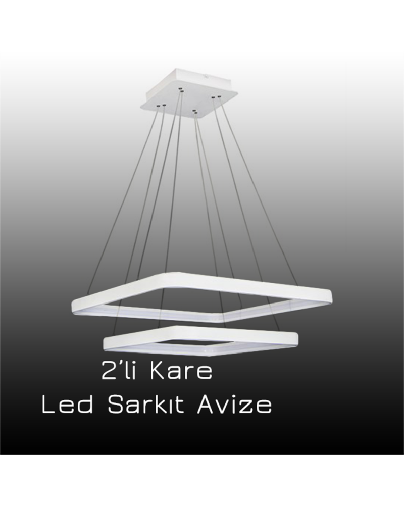 60*60CM RADÜS LED AVİZE SARKIT ML30012