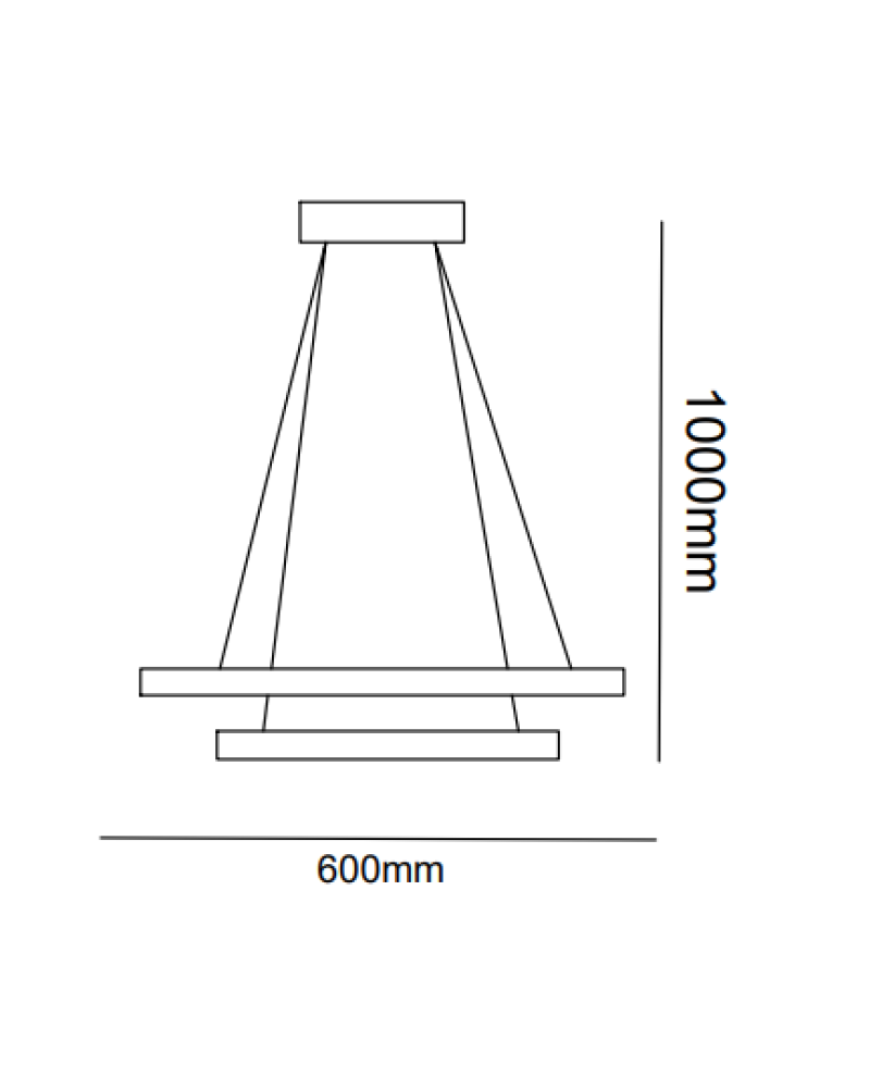 60*60CM RADÜS LED AVİZE SARKIT ML30012