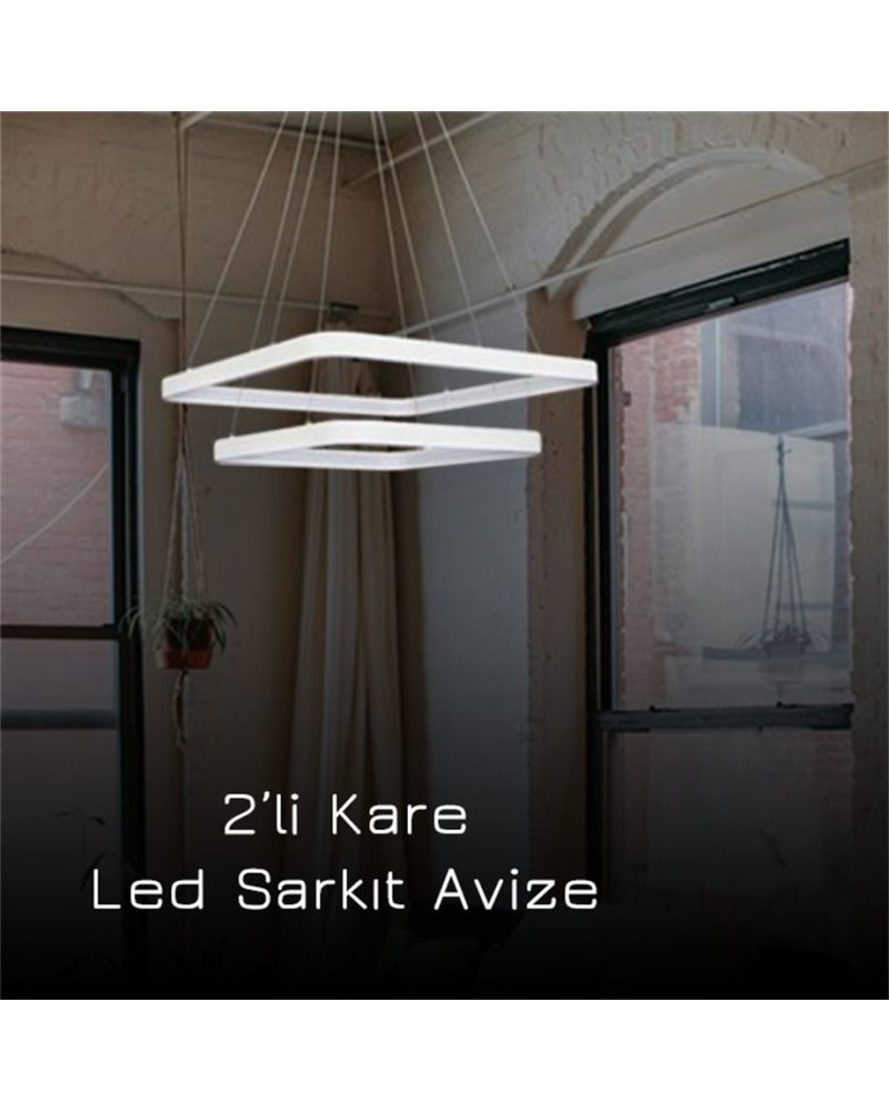 60*60CM RADÜS LED AVİZE SARKIT ML30012