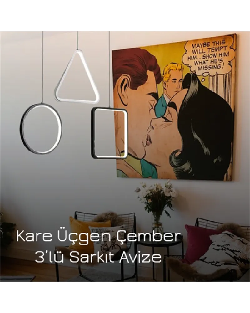 3*35CM LED AVİZE SARKIT ML30070