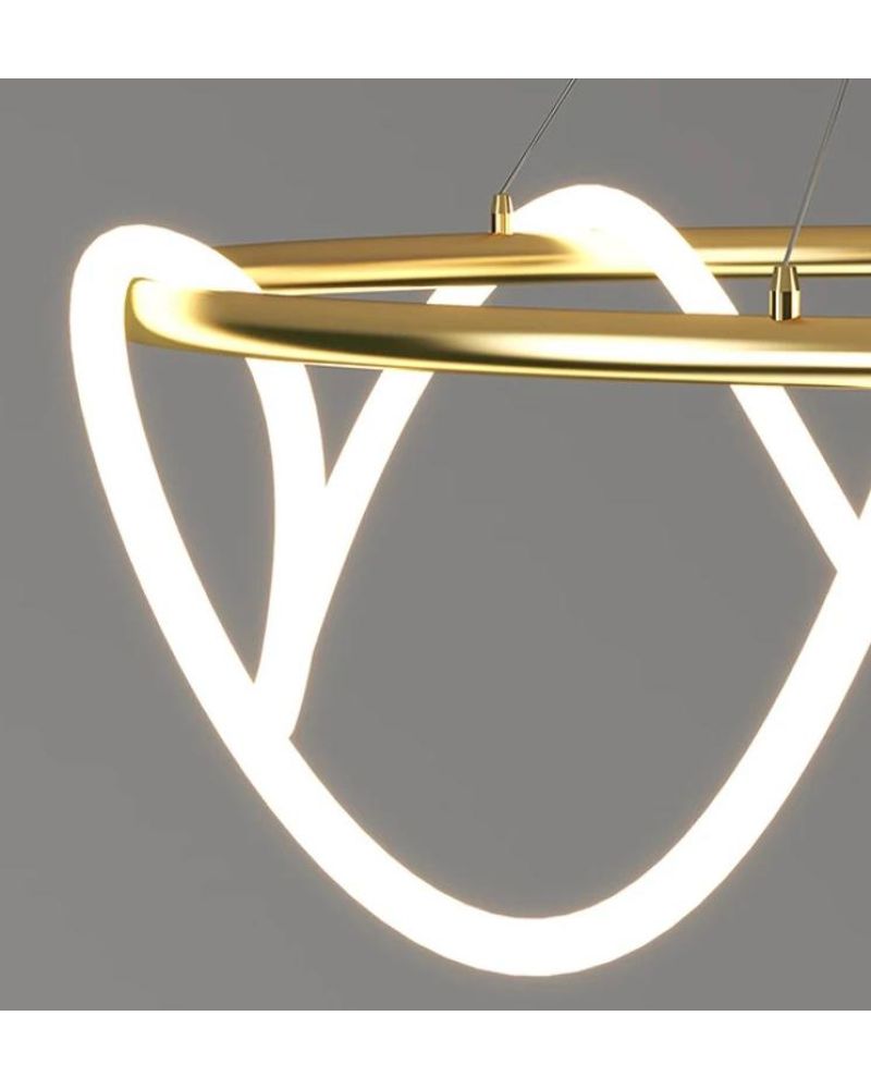 Ø60CM SLİME SİLİKON LED AVİZE SARKIT ML86023